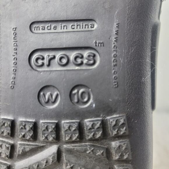 Crocs Kadee II Black Comfort Flip Flops Women Size 10 Sandals Slip On - Picture 10 of 10